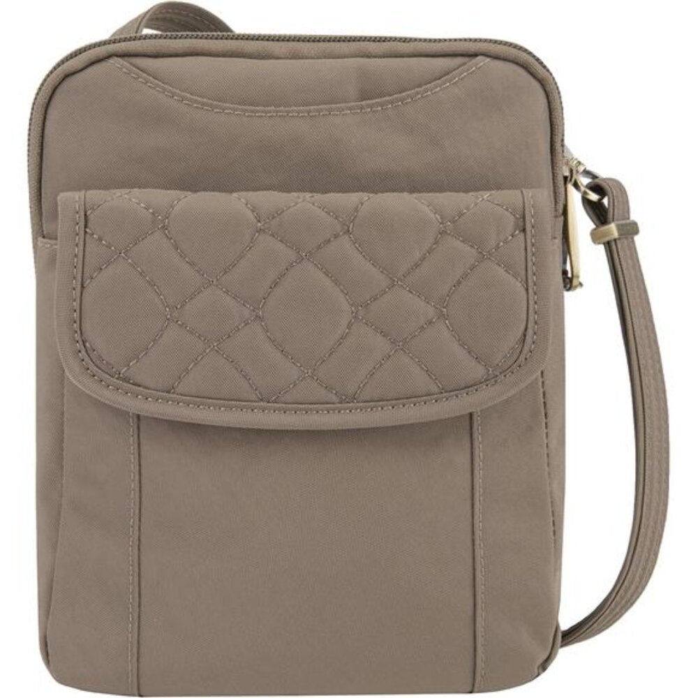 anti theft crossbody bag travel pouch RFID blocking quilted slim shoulder purses